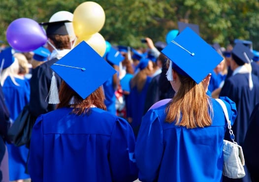 Students Graduating College